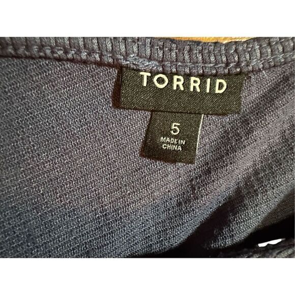 Torrid At The Knee Slub Rib Voluminous Dress Sz 5X lavender - Picture 6 of 14